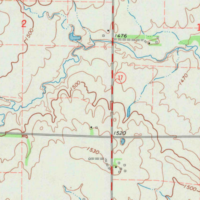 United States Geological Survey Castleton, KS (1965, 24000-Scale) digital map