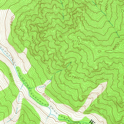 United States Geological Survey Casto, ID (1963, 24000-Scale) digital map