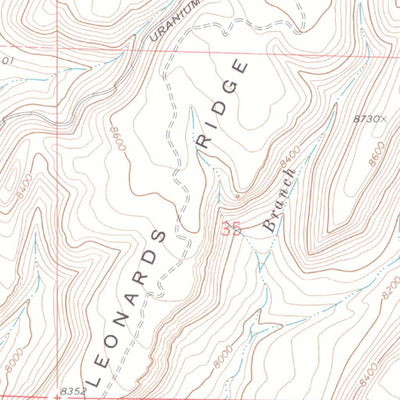 United States Geological Survey Casto Reservoir, CO (1972, 24000-Scale) digital map
