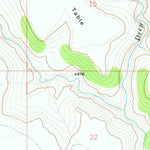United States Geological Survey Castro Table, ID (1973, 24000-Scale) digital map