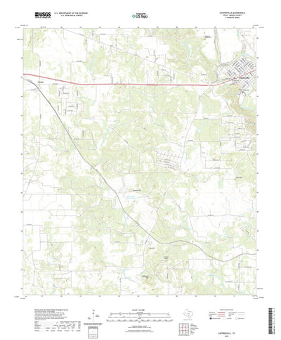 United States Geological Survey Castroville, TX (2022, 24000-Scale) digital map