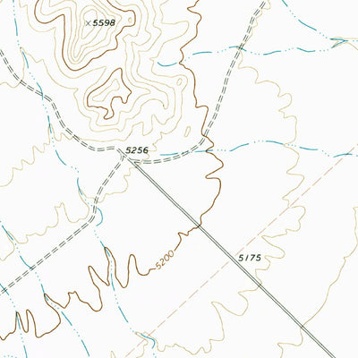 United States Geological Survey Cat Canyon, UT (1973, 24000-Scale) digital map