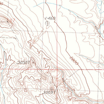 United States Geological Survey Cat Creek, MT (1986, 24000-Scale) digital map