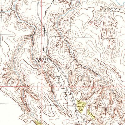 United States Geological Survey Cat Creek, MT (1986, 24000-Scale) digital map