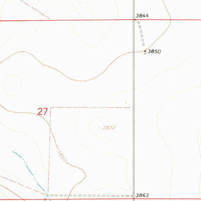 United States Geological Survey Cat Creek NE, CO (1968, 24000-Scale) digital map