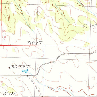 United States Geological Survey Cat Creek NW, MT (1986, 24000-Scale) digital map