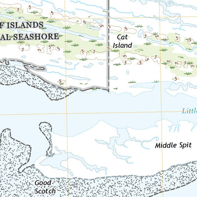 United States Geological Survey Cat Island, MS (2020, 24000-Scale) digital map