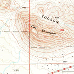 United States Geological Survey Cat Mountain, AZ (1992, 24000-Scale) digital map