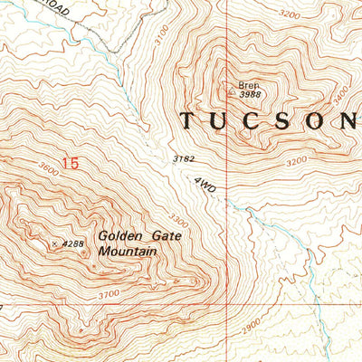 United States Geological Survey Cat Mountain, AZ (1992, 24000-Scale) digital map