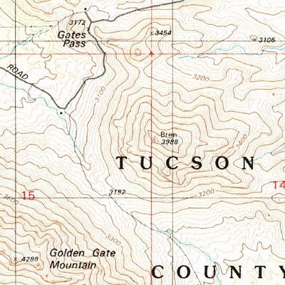 United States Geological Survey Cat Mountain, AZ (1996, 24000-Scale) digital map