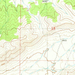 United States Geological Survey Cat Mountain, NM (1981, 24000-Scale) digital map