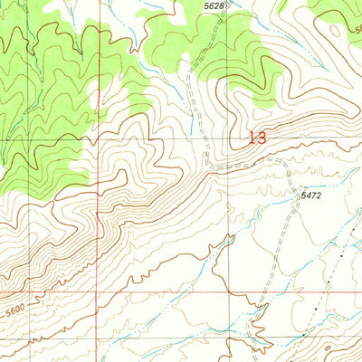 United States Geological Survey Cat Mountain, NM (1981, 24000-Scale) digital map