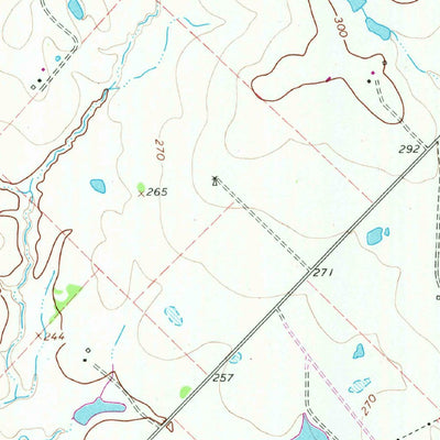 United States Geological Survey Cat Spring, TX (1963, 24000-Scale) digital map
