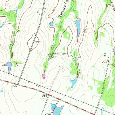United States Geological Survey Cat Spring, TX (1963, 24000-Scale) digital map
