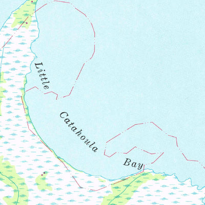 United States Geological Survey Catahoula Bay, LA (1963, 24000-Scale) digital map