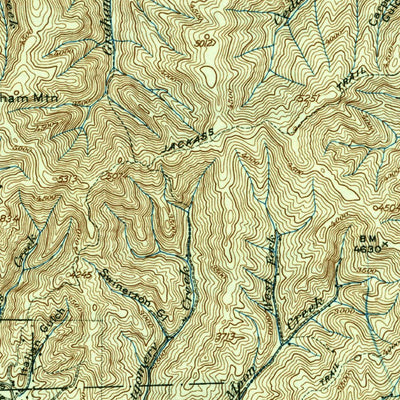 United States Geological Survey Cataldo, ID-MT (1911, 125000-Scale) digital map