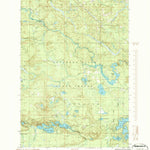 United States Geological Survey Cataract Basin, MI (1986, 24000-Scale) digital map