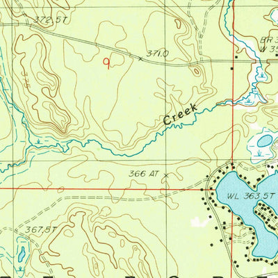 United States Geological Survey Cataract Basin, MI (1986, 24000-Scale) digital map