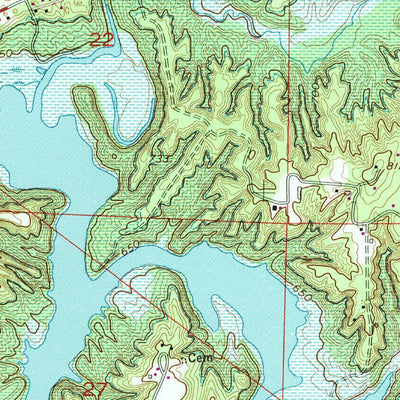 United States Geological Survey Cataract, IN (1956, 24000-Scale) digital map