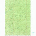 United States Geological Survey Cataract Peak, ID (1990, 24000-Scale) digital map