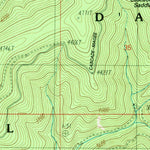 United States Geological Survey Cataract Peak, ID (1990, 24000-Scale) digital map
