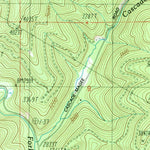 United States Geological Survey Cataract Peak, ID (1990, 24000-Scale) digital map