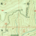 United States Geological Survey Cataract Peak, ID (1996, 24000-Scale) digital map
