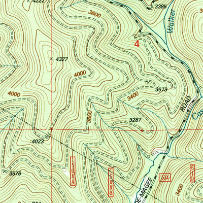 United States Geological Survey Cataract Peak, ID (1996, 24000-Scale) digital map