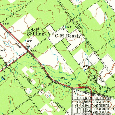 United States Geological Survey Catarima, TX (1940, 62500-Scale) digital map