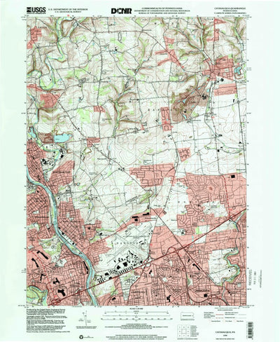 United States Geological Survey Catasauqua, PA (1999, 24000-Scale) digital map