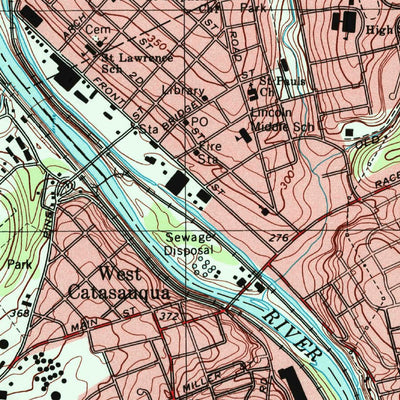 United States Geological Survey Catasauqua, PA (1999, 24000-Scale) digital map