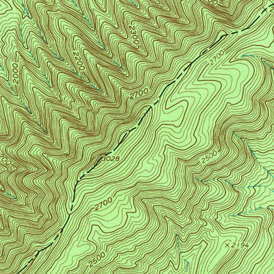 United States Geological Survey Catawba, VA (1963, 24000-Scale) digital map