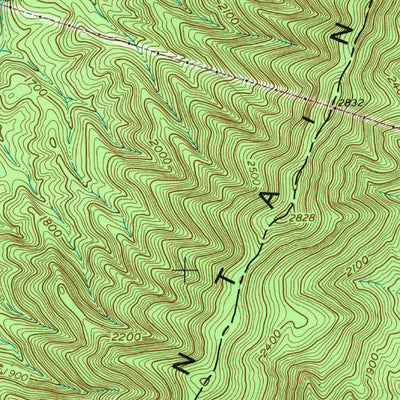 United States Geological Survey Catawba, VA (1963, 24000-Scale) digital map