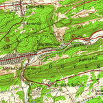 United States Geological Survey Catawissa, PA (1955, 62500-Scale) digital map