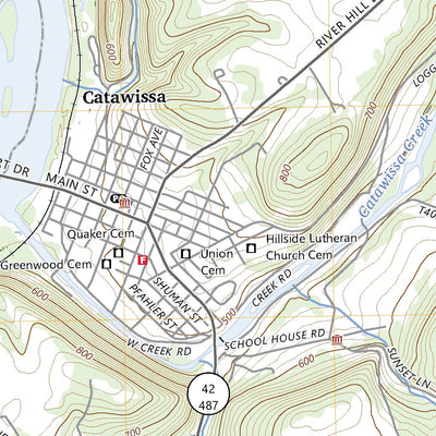 United States Geological Survey Catawissa, PA (2023, 24000-Scale) digital map