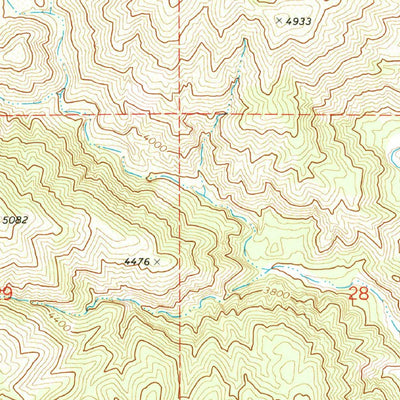 United States Geological Survey Catclaw Flat, CA (1972, 24000-Scale) digital map