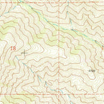 United States Geological Survey Catclaw Flat, CA (1972, 24000-Scale) digital map
