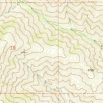 United States Geological Survey Catclaw Flat, CA (1972, 24000-Scale) digital map