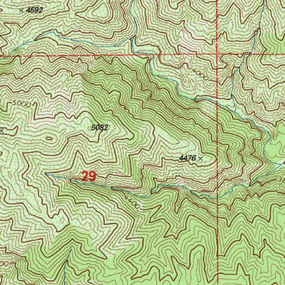 United States Geological Survey Catclaw Flat, CA (1996, 24000-Scale) digital map