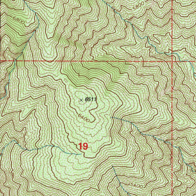 United States Geological Survey Catclaw Flat, CA (1996, 24000-Scale) digital map