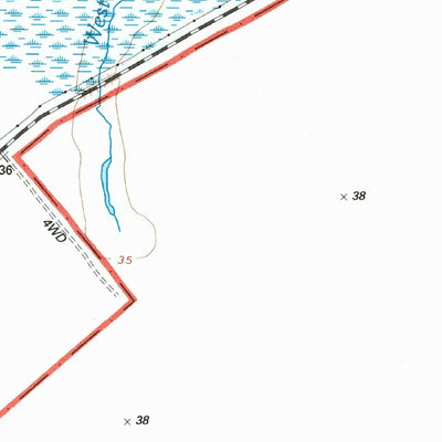 United States Geological Survey Catfish Lake, NC (1994, 24000-Scale) digital map