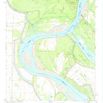 United States Geological Survey Catfish Point, MS-AR (1972, 24000-Scale) digital map