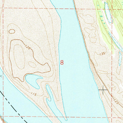 United States Geological Survey Catfish Point, MS-AR (1972, 24000-Scale) digital map