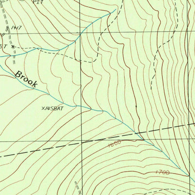 United States Geological Survey Catheart Mountain, ME (1989, 24000-Scale) digital map