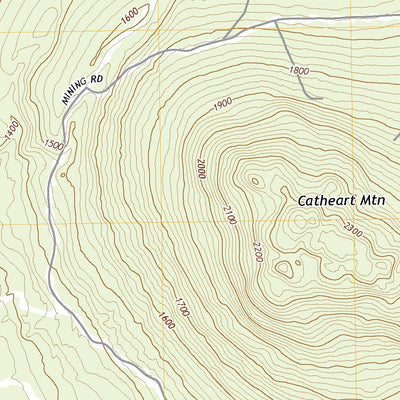 United States Geological Survey Catheart Mountain, ME (2021, 24000-Scale) digital map