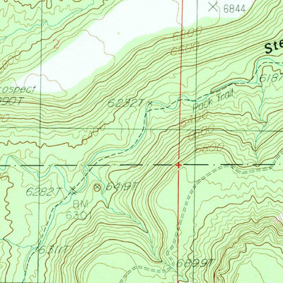 United States Geological Survey Cathedral Butte, UT (1985, 24000-Scale) digital map