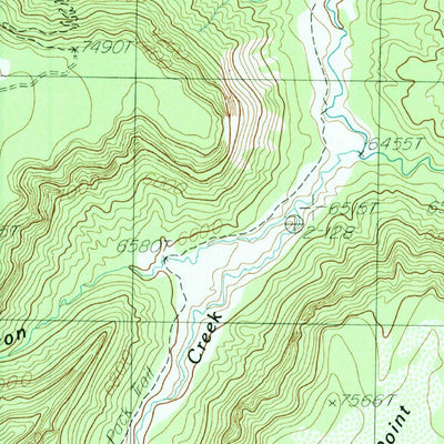 United States Geological Survey Cathedral Butte, UT (1985, 24000-Scale) digital map