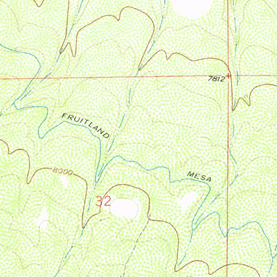 United States Geological Survey Cathedral Peak, CO (1957, 24000-Scale) digital map