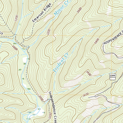 United States Geological Survey Cathedral Peak, ID (2020, 24000-Scale) digital map