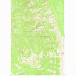 United States Geological Survey Cathedral Peak, MT (1970, 24000-Scale) digital map